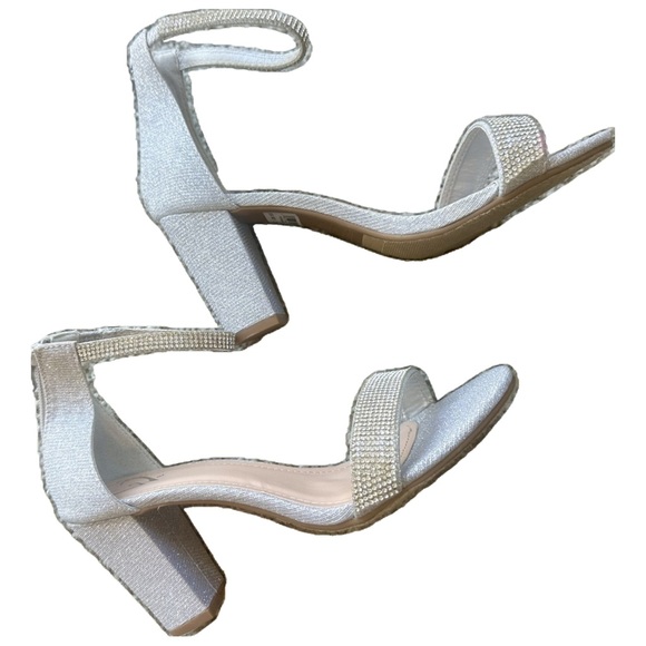 Windsor Sparkle Stunner Rhinestone Block Heels size 8 - Picture 7 of 10